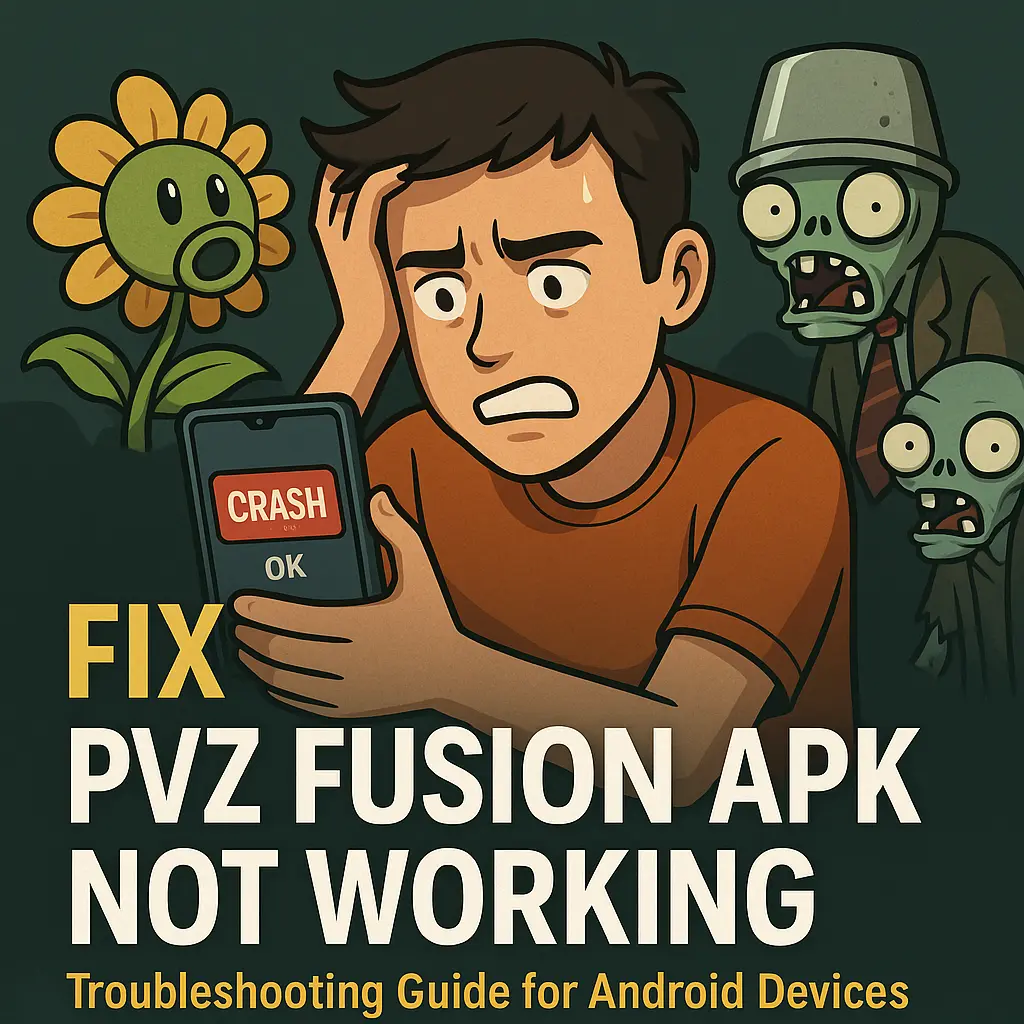 Fix PVZ Fusion APK Not Working on Android